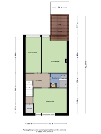 Floorplan - De Beukums 68, 5283 XD Boxtel